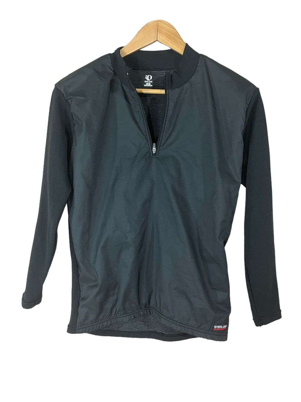 Pearl Izumi Black 1/4 Zip Pullover Cycling Women’s Medium Made In Japan